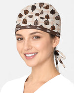 Personalized Name I Love Fall Prevention Autumn Leopard Pumpkin Pattern Funny Gift For Nurse Cap - Scrubloop