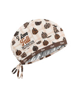Personalized Name I Love Fall Prevention Autumn Leopard Pumpkin Pattern Funny Gift For Nurse Cap - Scrubloop