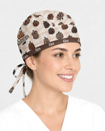 Personalized Name I Love Fall Prevention Autumn Leopard Pumpkin Pattern Funny Gift For Nurse Cap - Scrubloop