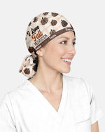 Personalized Name I Love Fall Prevention Autumn Leopard Pumpkin Pattern Funny Gift For Nurse Cap - Scrubloop