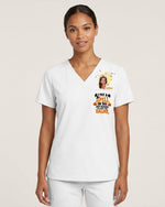 Personalized Name I Put A Spell On You Funny Halloween Gift For Nurse Top - Scrubloop