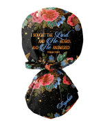 Personalized Name I Sought The Lord And He Heard And He Answered Christian Gift For Nurse Cap - Scrubloop