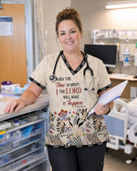 Personalized Name I The Lord Will Make It Happen Christian Gift For Nurse Top - Scrubloop