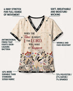 Personalized Name I The Lord Will Make It Happen Christian Gift For Nurse Top - Scrubloop