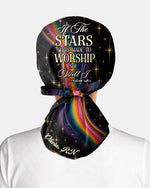 Personalized Name If The Stars Are Made To Worship, So Will I Christian Nurse Cap - Scrubloop