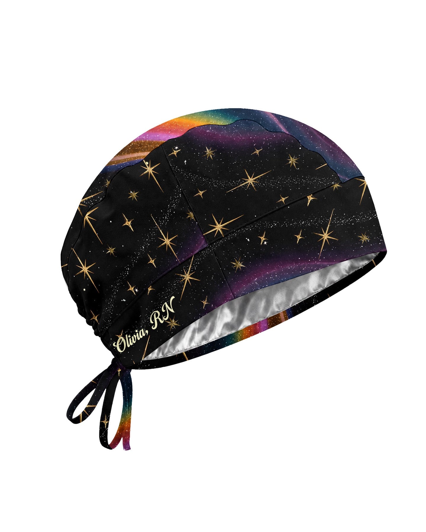 Personalized Name If The Stars Are Made To Worship, So Will I Christian Nurse Cap - Scrubloop