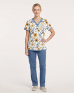 Personalized Name In Your Presence There Is Fullness Of Joy Christian Gift For Nurse Top - Scrubloop