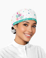 Personalized Name & Job Title All Glory To God Christian Gift For Nurse Cap - Scrubloop