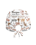Personalized Name & Job Title Nurse God Says I Am Premium Satin-Lined Scrub Cap - Scrubloop