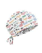 Personalized Name & Job Title Nurse God Says I Am With Christian Things Premium Satin-Lined Scrub Cap - Scrubloop