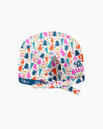 Personalized Name Joy To The World Christmas Tree Pattern Gift For Nurse Cap - Scrubloop