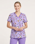 Personalized Name Nurse God Affirmations Top - Scrubloop