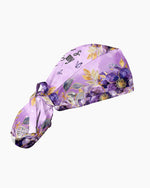 Personalized Name Nurse God's Got My Back Floral Pattern Cap - Scrubloop