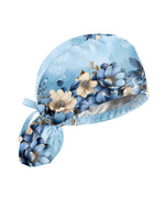 Personalized Name Nurse God's Got My Back Floral Pattern Cap - Scrubloop