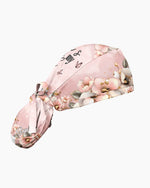 Personalized Name Nurse God's Got My Back Floral Pattern Cap - Scrubloop