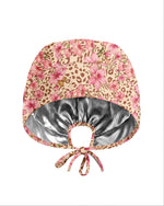 Personalized Name Nurse She Can Do All Things Through Christ Who Strengthens Her Jesus Flower Leopard Scrub Cap - Scrubloop