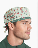 Personalized Name Silent Night Holy Night Funny Christmas Gift For Nurse Cap - Scrubloop