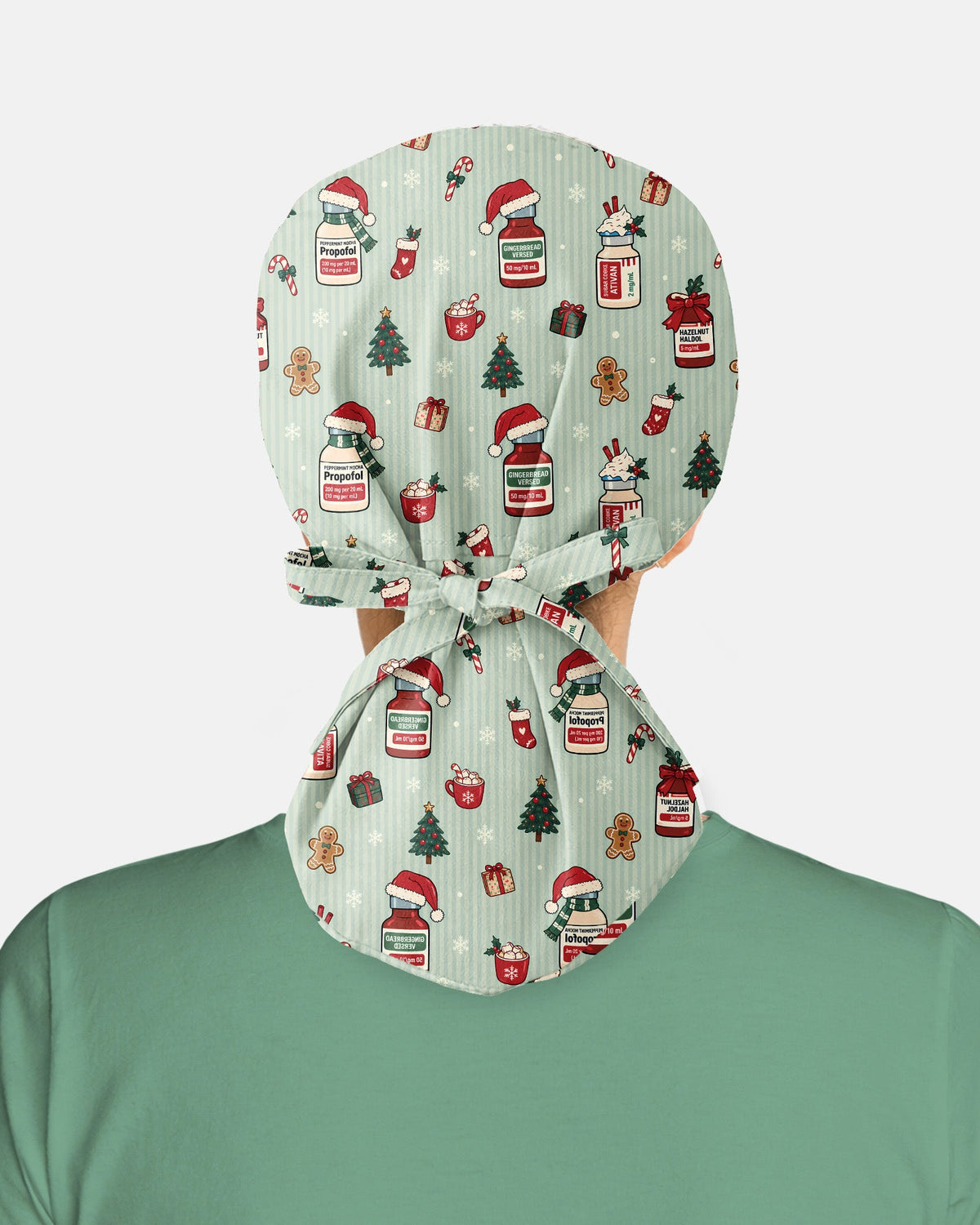 Personalized Name Silent Night Holy Night Funny Christmas Gift For Nurse Cap - Scrubloop