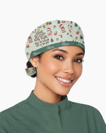 Personalized Name Silent Night Holy Night Funny Christmas Gift For Nurse Cap - Scrubloop