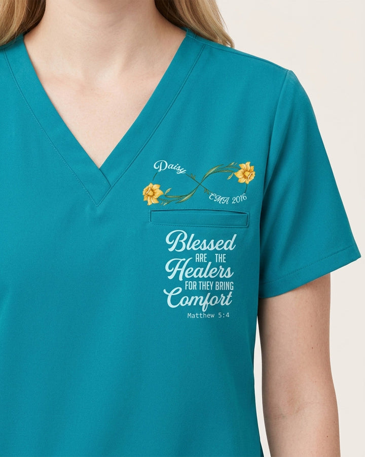 Personalized Name, Specialty And Year Nurse Blessed Are The Healers Top
