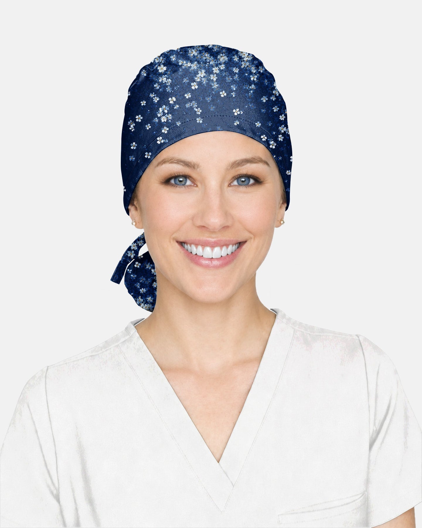 Personalized Name The Lord Will Fight For You Butterfly Christian Nurse Cap - Scrubloop