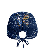 Personalized Name The Lord Will Fight For You Butterfly Christian Nurse Cap - Scrubloop