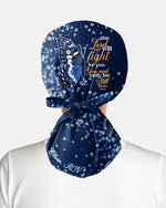 Personalized Name The Lord Will Fight For You Butterfly Christian Nurse Cap - Scrubloop
