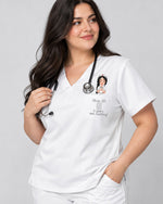 Personalized Name, Year And Specialty Anniversary Job Funny Gift For Nurse Top - Scrubloop