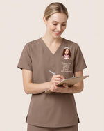 Personalized Name, Year And Specialty Anniversary Job Funny Gift For Nurse Top - Scrubloop