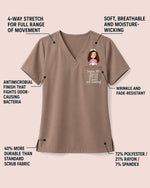 Personalized Name, Year And Specialty Anniversary Job Funny Gift For Nurse Top - Scrubloop