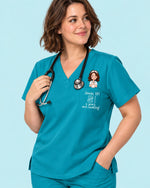 Personalized Name, Year And Specialty Anniversary Job Funny Gift For Nurse Top - Scrubloop