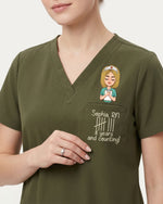 Personalized Name, Year And Specialty Anniversary Job Funny Gift For Nurse Top - Scrubloop