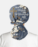 Personalized Name You Are Fearfully And Wonderfully Made Flower Cross Bible Christian Gift For Nurse Cap - Scrubloop