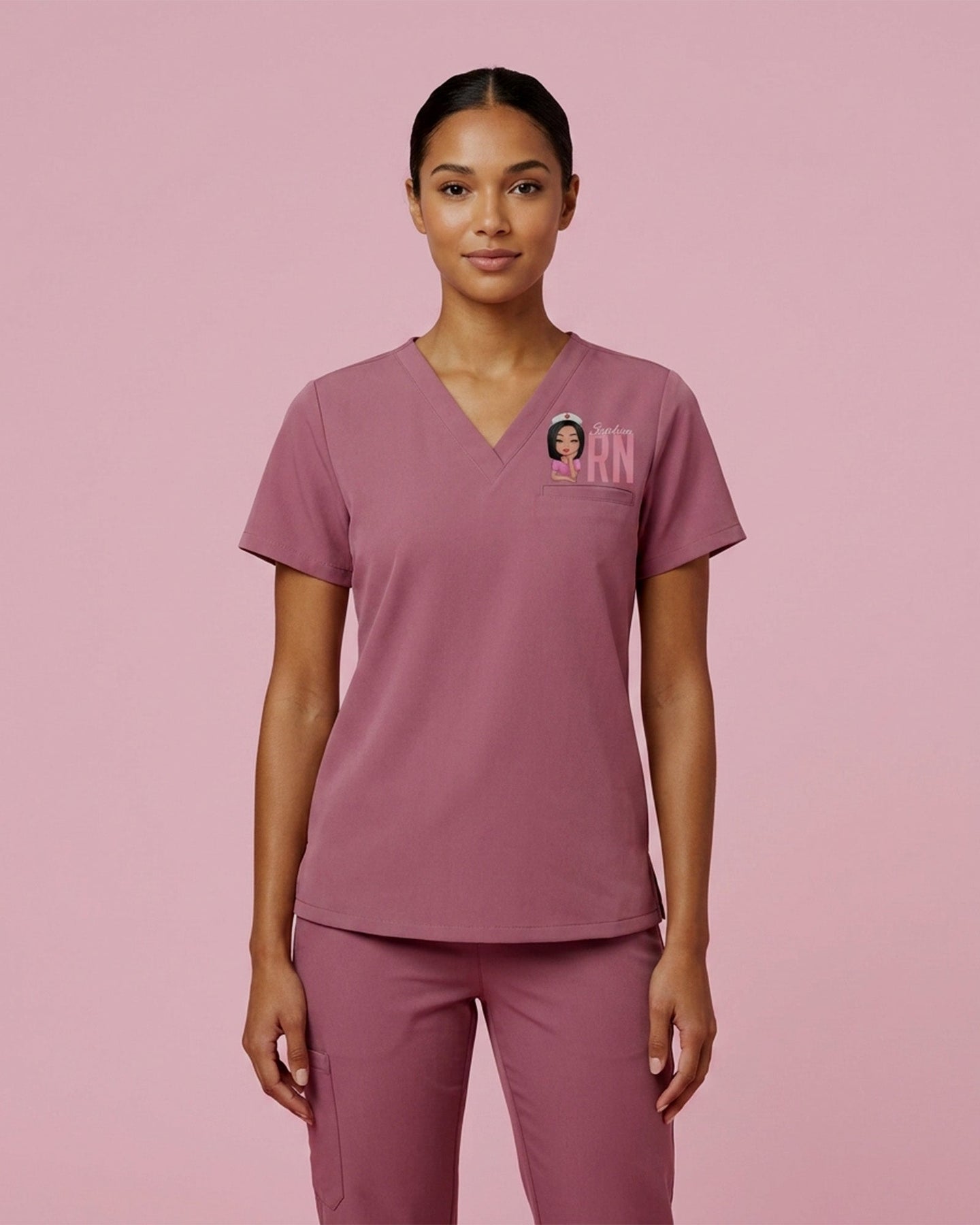 Personalized Nurse, Name And Specialty Top - Scrubloop