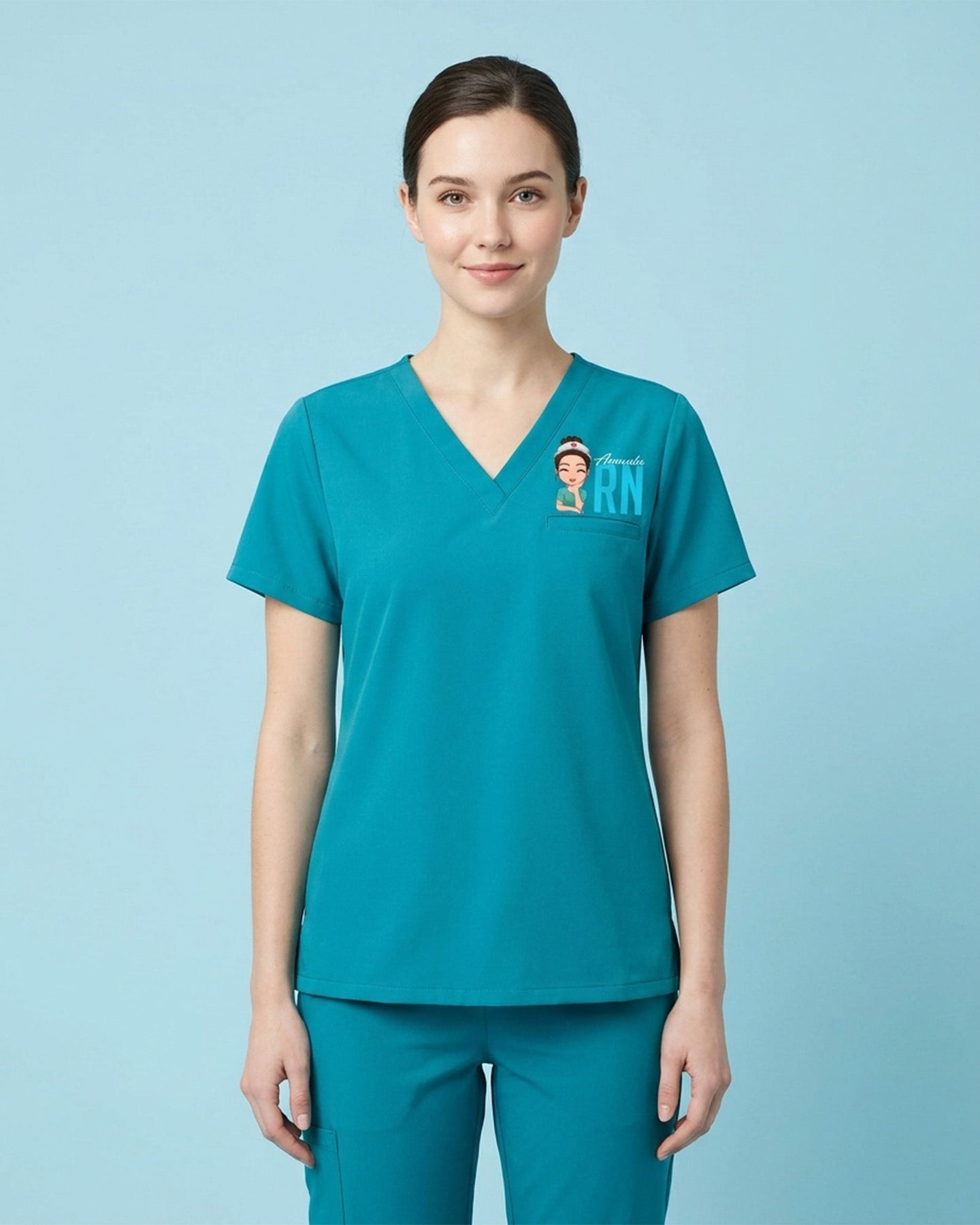 Personalized Nurse, Name And Specialty Top - Scrubloop