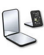 Personalized Text And Birth Month Flower Remember Why You Started Gift For Nurse LED Mirror - Scrubloop