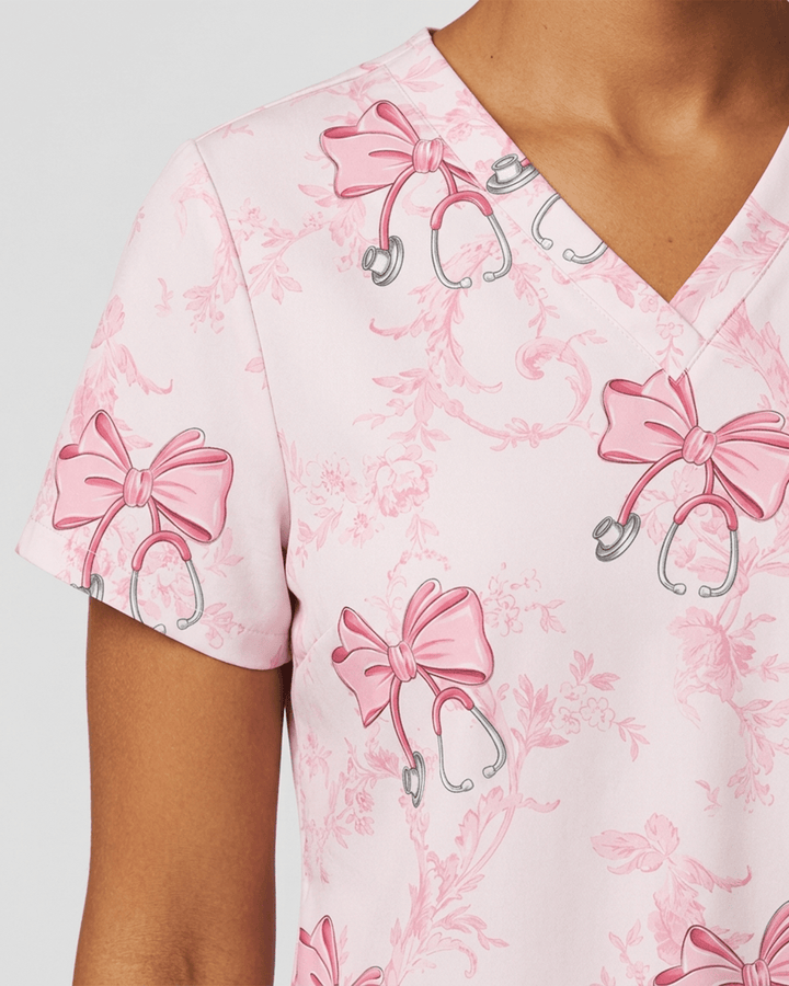 Personalized Year Nurse Stethoscope Bow Top