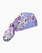 Personalized Year Nurse Vintage Flower Pattern Premium Satin-Lined Scrub Cap - Scrubloop