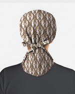 Playful Bunny With Glasses Theme Scrub Cap - Scrubloop