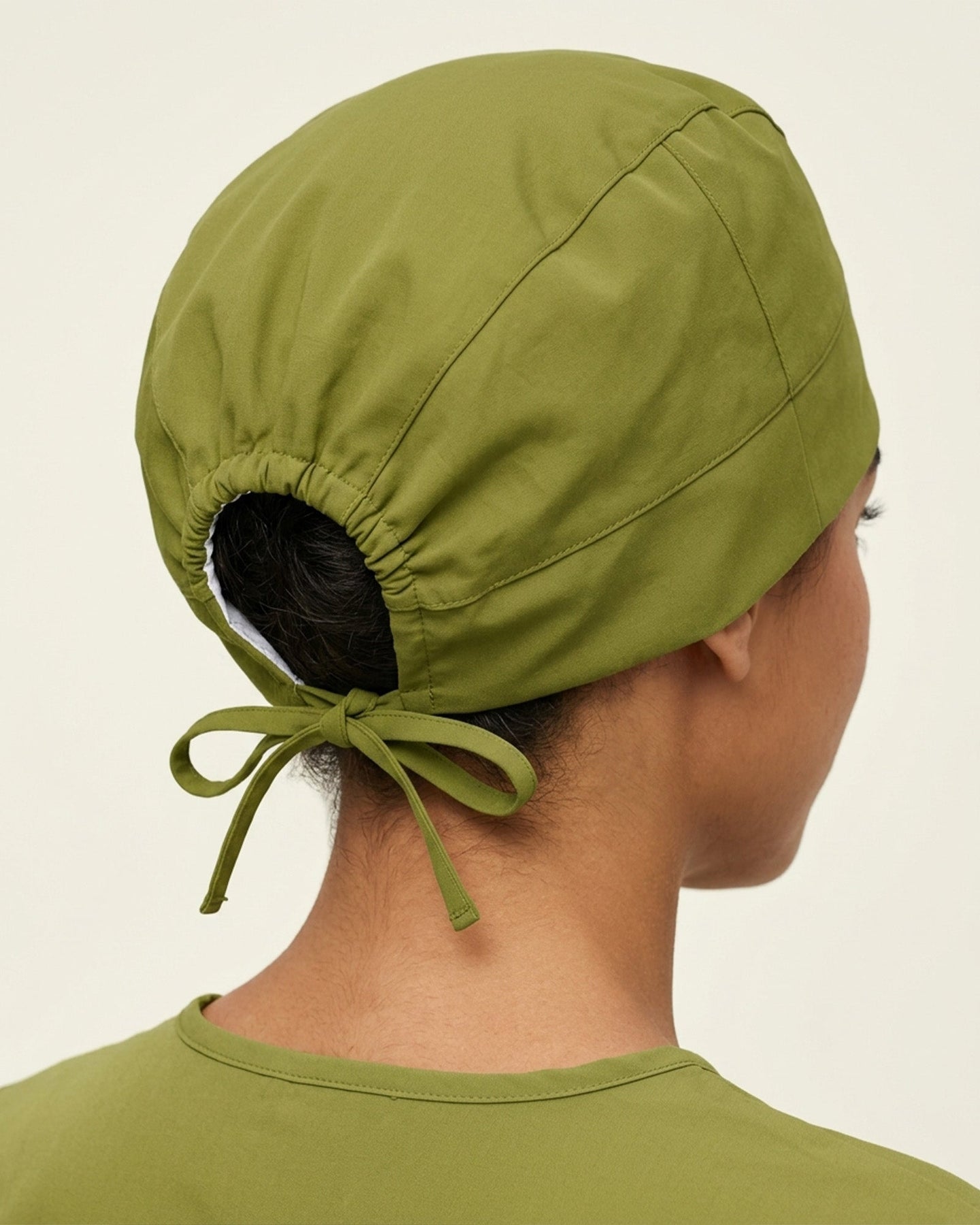 Premium Satin-Lined Scrub Cap Avocado - Scrubloop