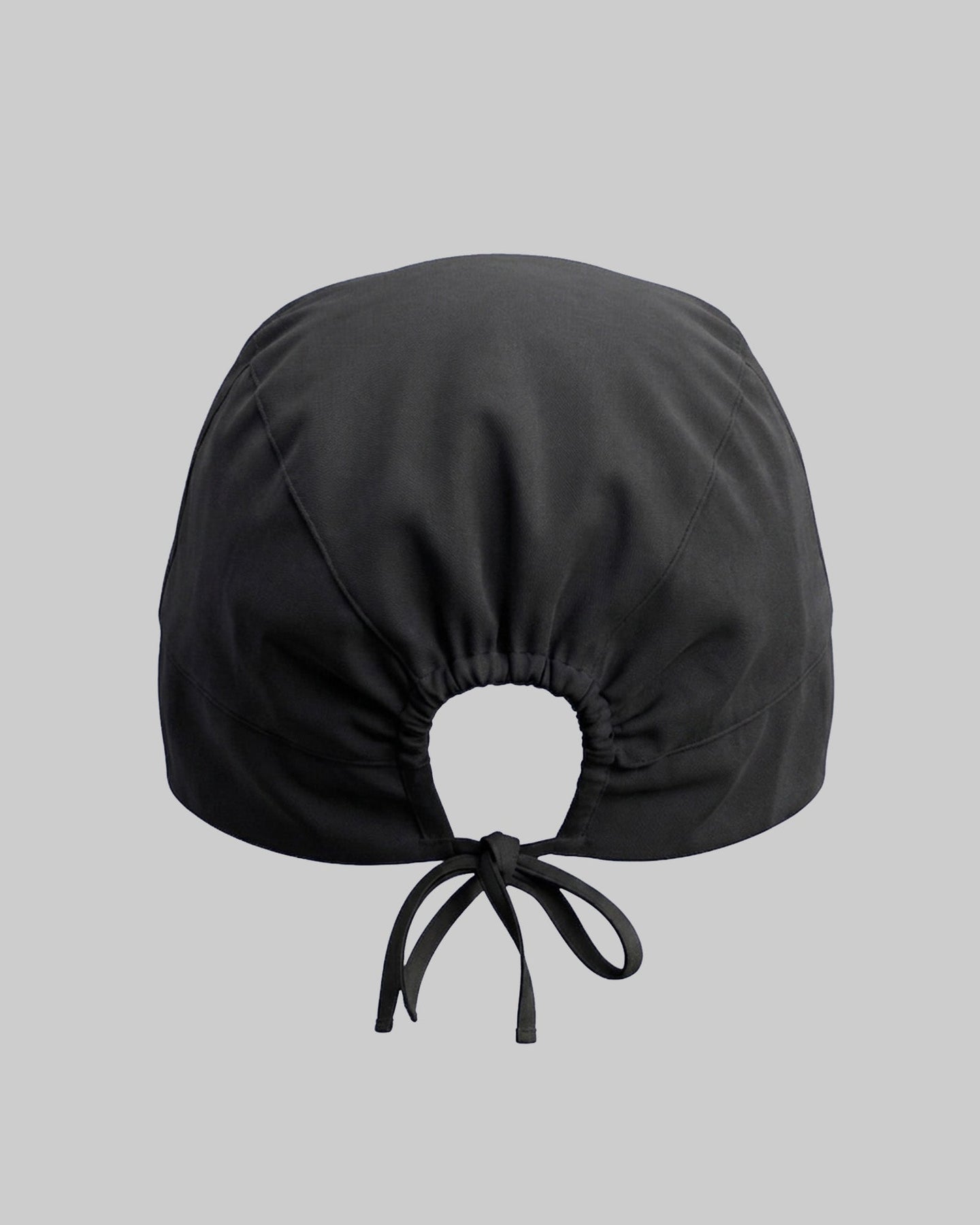 Premium Satin-Lined Scrub Cap Black - Scrubloop