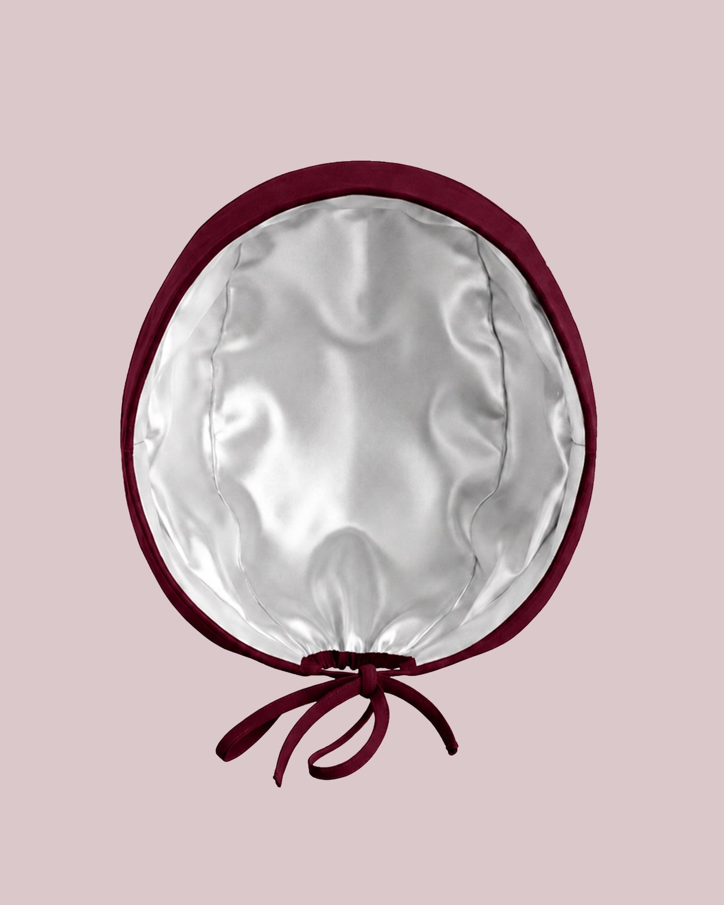 Premium Satin-Lined Scrub Cap Burgundy - Scrubloop