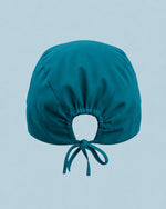 Premium Satin-Lined Scrub Cap Caribbean Blue - Scrubloop