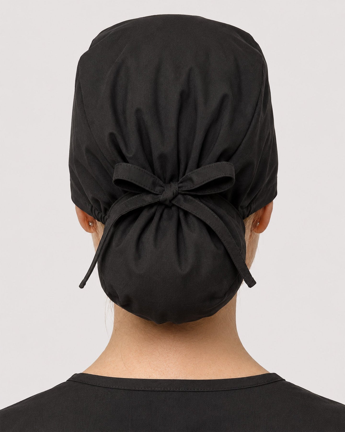 Premium Satin-Lined Scrub Cap Charcoal - Scrubloop
