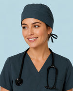 Premium Satin-Lined Scrub Cap Dark Harbor - Scrubloop