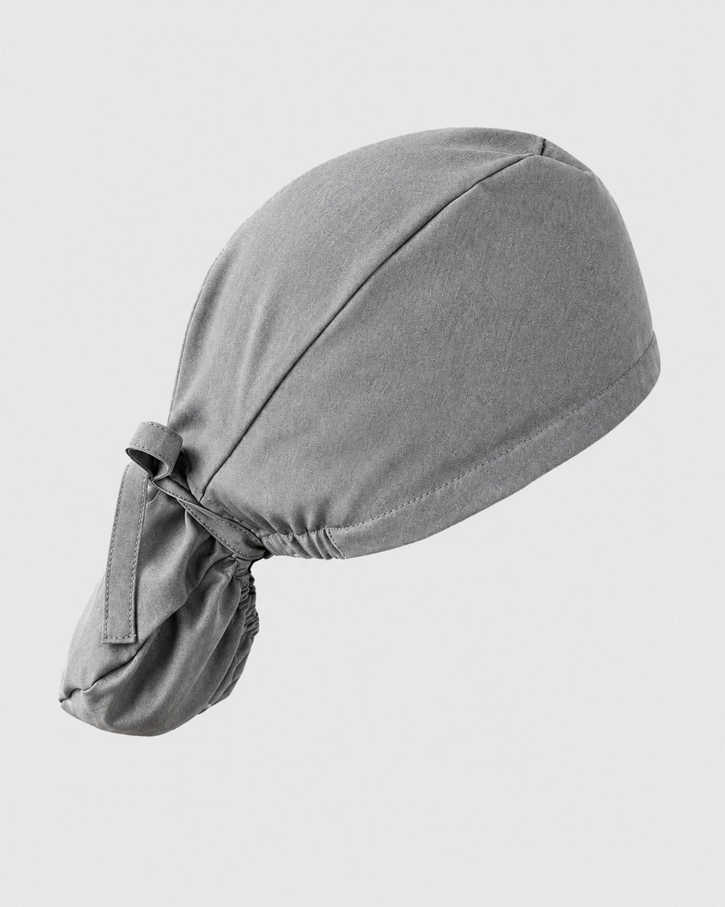 Premium Satin-Lined Scrub Cap Heather Gray - Scrubloop