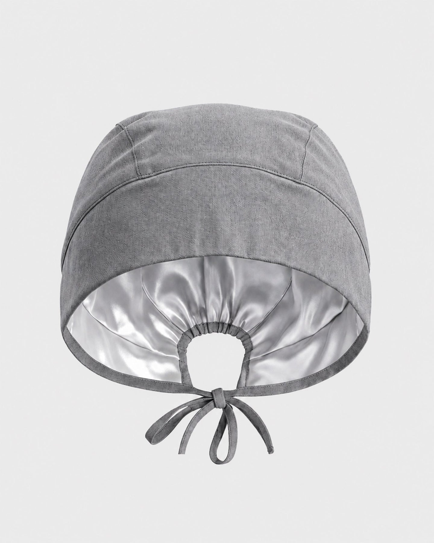Premium Satin-Lined Scrub Cap Heather Gray - Scrubloop