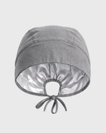 Premium Satin-Lined Scrub Cap Heather Gray - Scrubloop