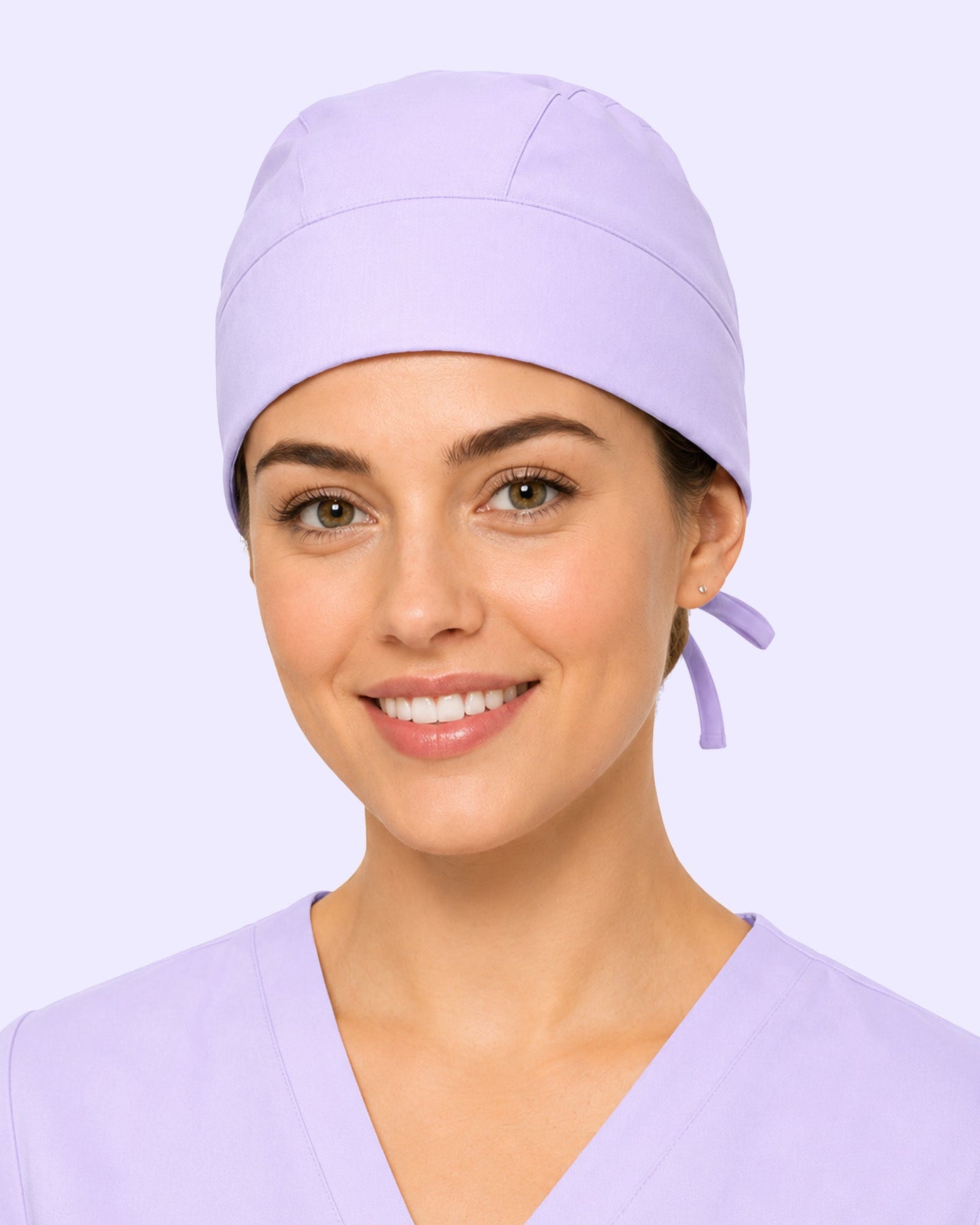 Premium Satin-Lined Scrub Cap Lavender - Scrubloop