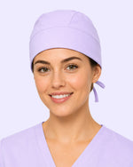 Premium Satin-Lined Scrub Cap Lavender - Scrubloop